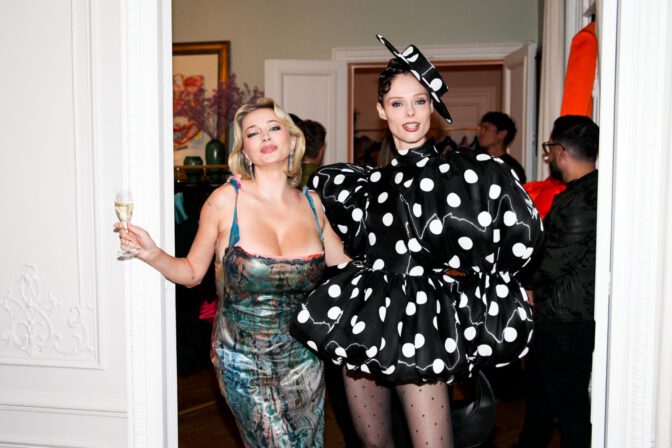 Caroline Vreeland Cleavage Christian Siriano Paris Party