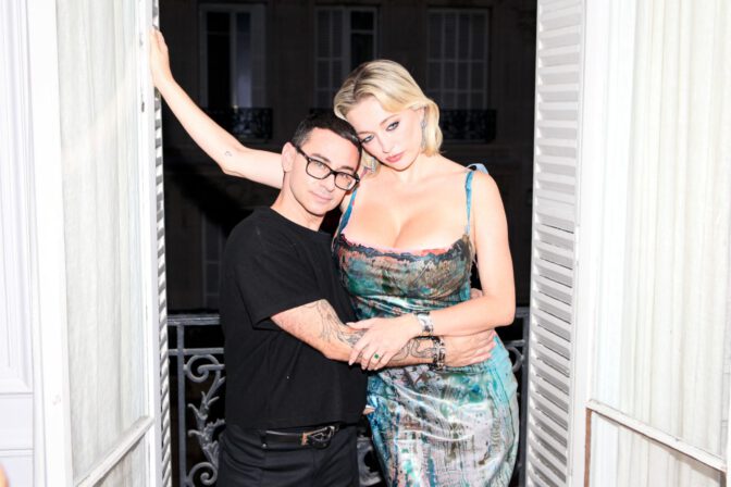 Caroline Vreeland Cleavage Christian Siriano Paris Party