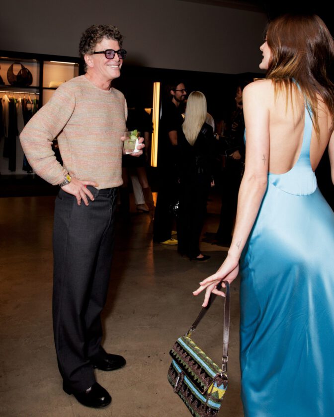 Charlotte Lawrence Braless Sideboob Staud Event Los Angeles