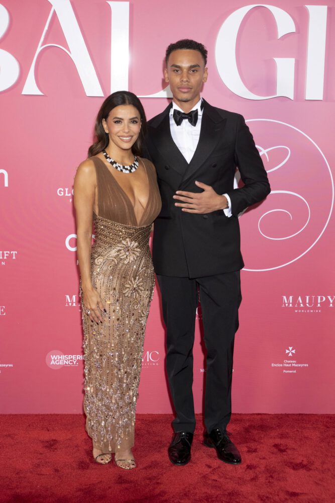 Eva Longoria Cleavage Nude Gown Global Gift Gala