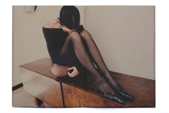 Kendall Jenner Ass Lace Tights Lingerie Shoot