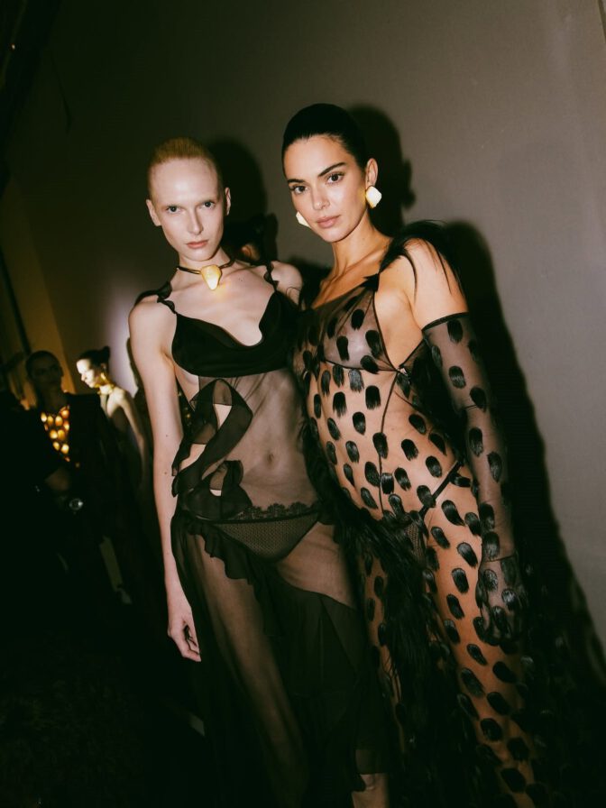 Kendall Jenner Naked Schiaparelli Sheer Runway