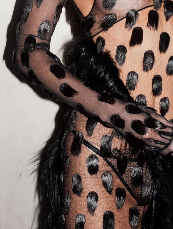 Kendall Jenner Naked Schiaparelli Sheer Runway