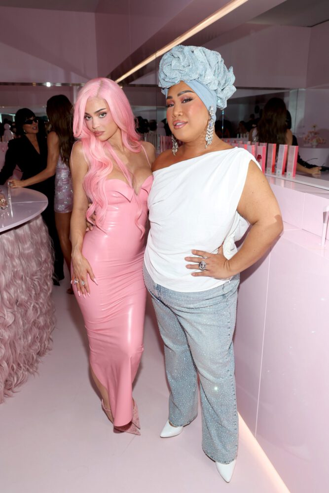 Kylie Jenner Pink Latex Bombshell Kylie Cosmetics Pop Up