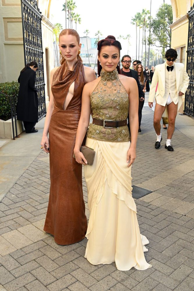 Madelaine Petsch Sideboob Gown Vogue World