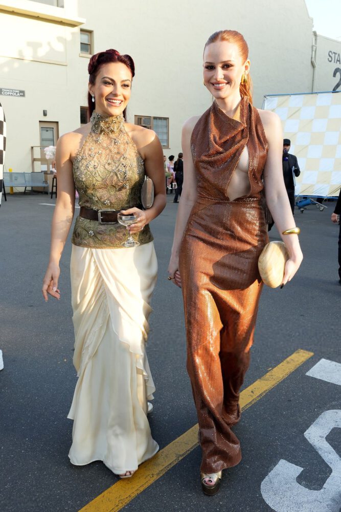 Madelaine Petsch Sideboob Gown Vogue World