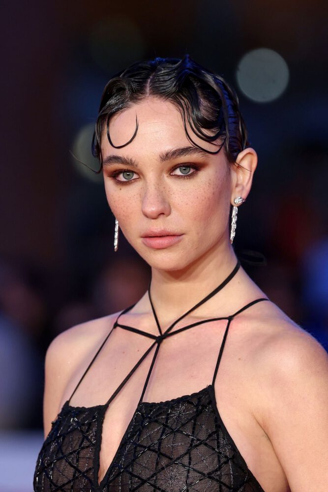 Matilda De Angelis Nipples See Through Braless Rome Red Carpet