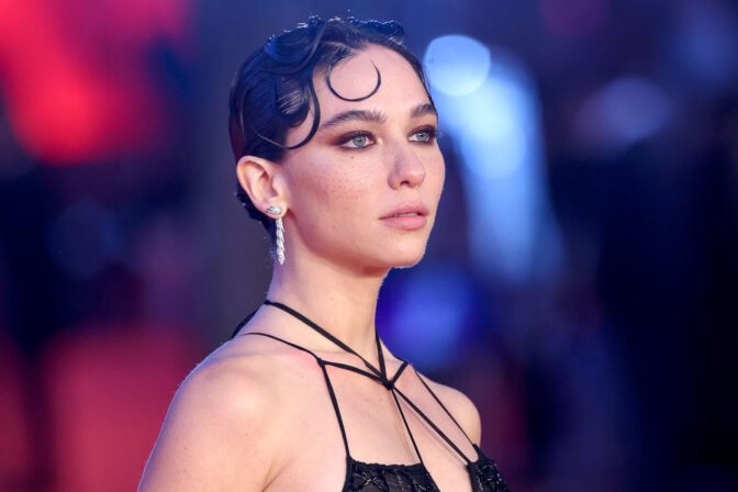 Matilda De Angelis Nipples See Through Braless Rome Red Carpet