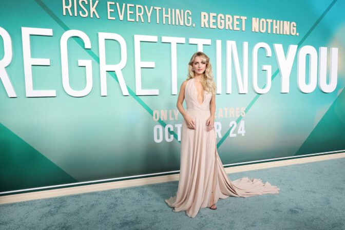 Mckenna Grace Sexy Cleavage Nude Dress Regretting You Premiere