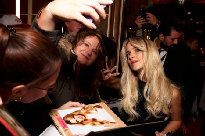 Mckenna Grace Sexy Legs Mini Skirt Berlin Premiere