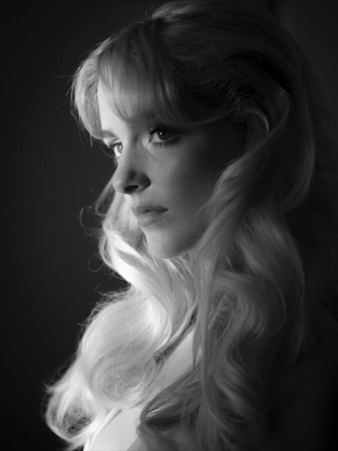 Mckenna Grace Sexy Plunging Gown Thigh Slit