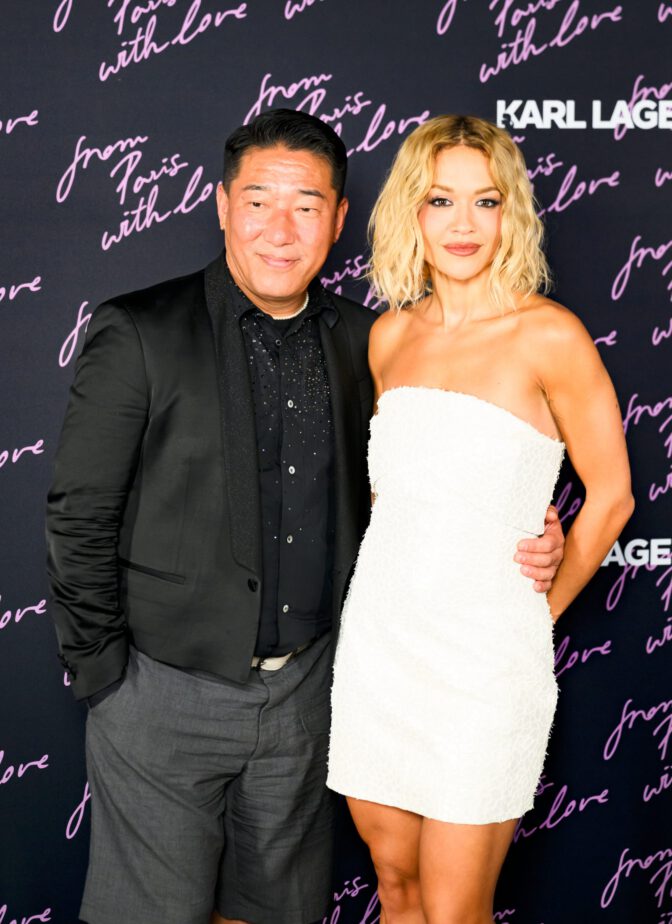 Rita Ora White Strapless Dress Paris Event