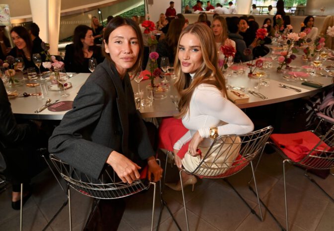 Rosie Huntington Whiteley All White Elegant Look London Event