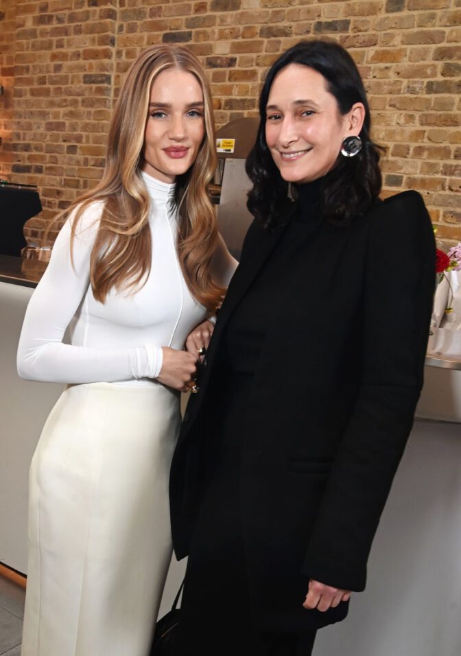 Rosie Huntington Whiteley All White Elegant Look London Event