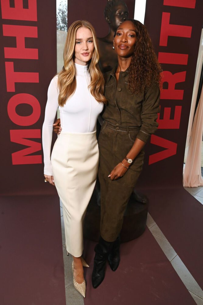 Rosie Huntington Whiteley All White Elegant Look London Event