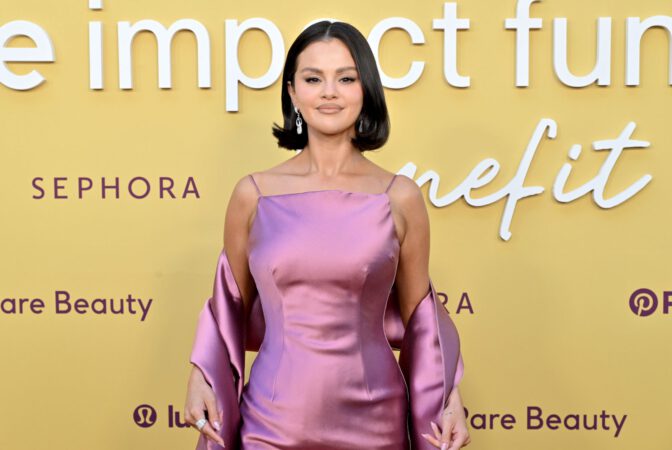 Selena Gomez Sexy Satin Mini Legs Rare Impact Fund