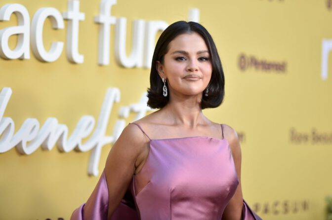 Selena Gomez Sexy Satin Mini Legs Rare Impact Fund