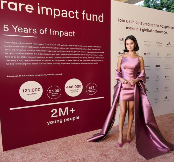 Selena Gomez Sexy Satin Mini Legs Rare Impact Fund