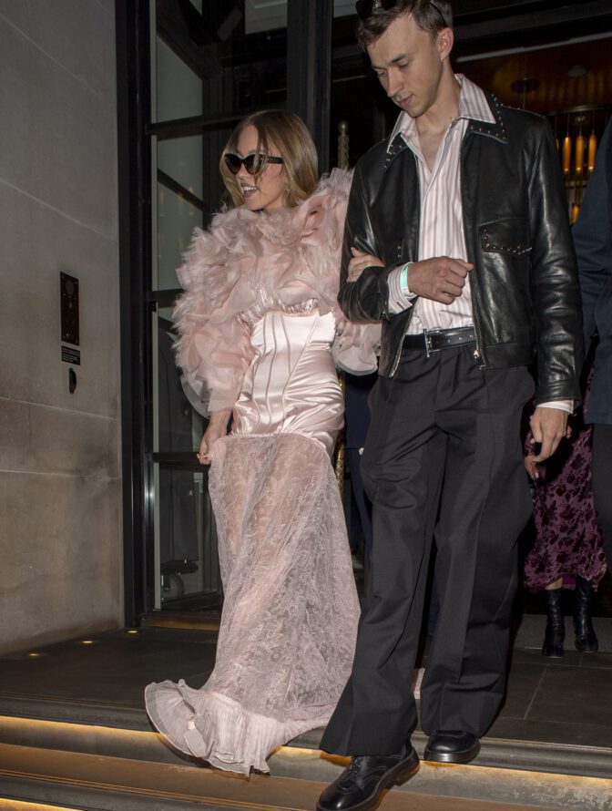 Sydney Sweeney Busty Pink Corset Bfi Red Carpet Sexy