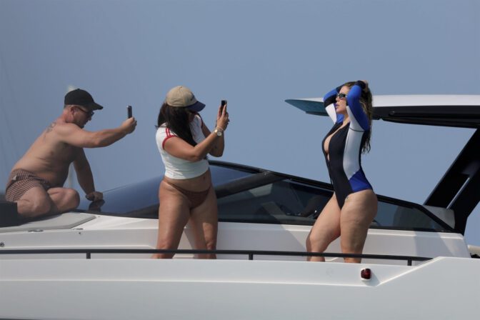 Wanda Nara Topless Boob Slip Bare Ass Ibiza Yacht