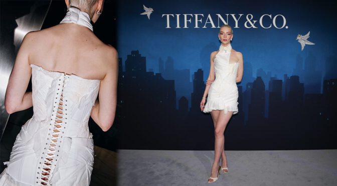 Anya Taylor-Joy Flashes Bare Ass in Thong at Tiffany & Co. Bash