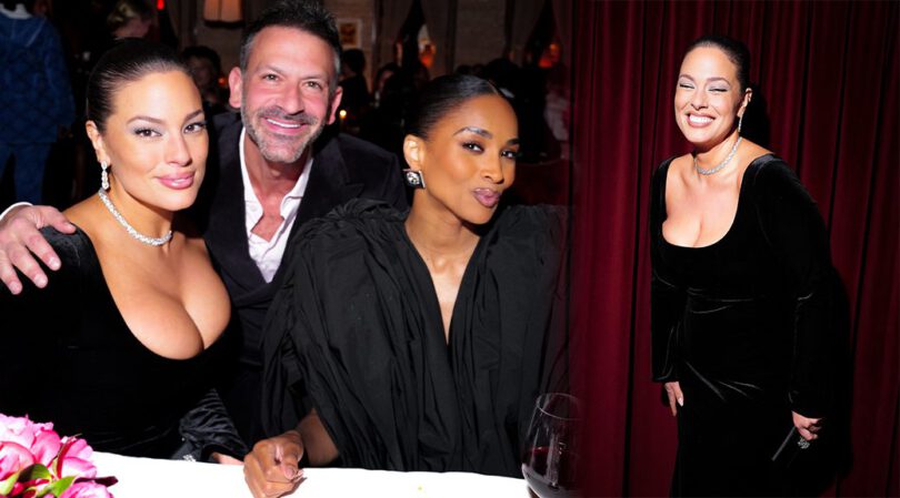 Ashley Graham’s Exposed Cleavage & Hourglass Body Dominate CFDA