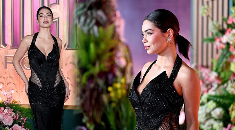 Auli’i Cravalho Unleashes Jaw-Dropping Cleavage in Sheer Gown at Wicked For Good Premiere