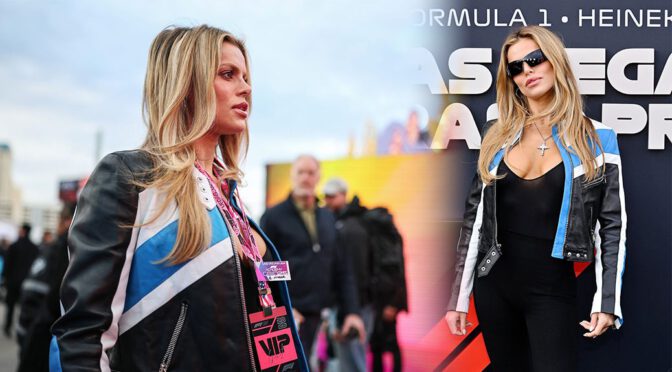 Brooks Nader Goes Braless in See-Through Bodysuit at F1 Las Vegas