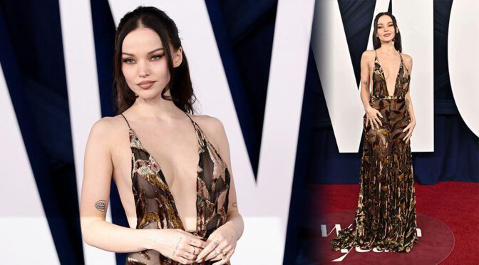 Dove Cameron Risks All: Braless in Wild See-Through Dress at NYC Event