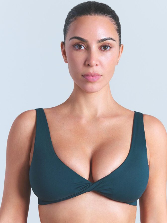 Kim Kardashian Skims Bra Boobs