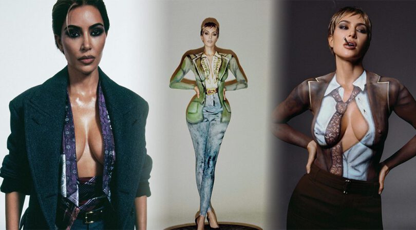 Kim Kardashian Naked in Body Paint: Uncensored Re-Edition Bombshell