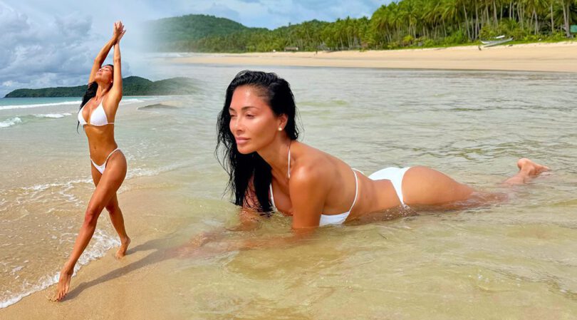 Nicole Scherzinger Unleashed: Curves and Cleavage Explode in Bikini Shots