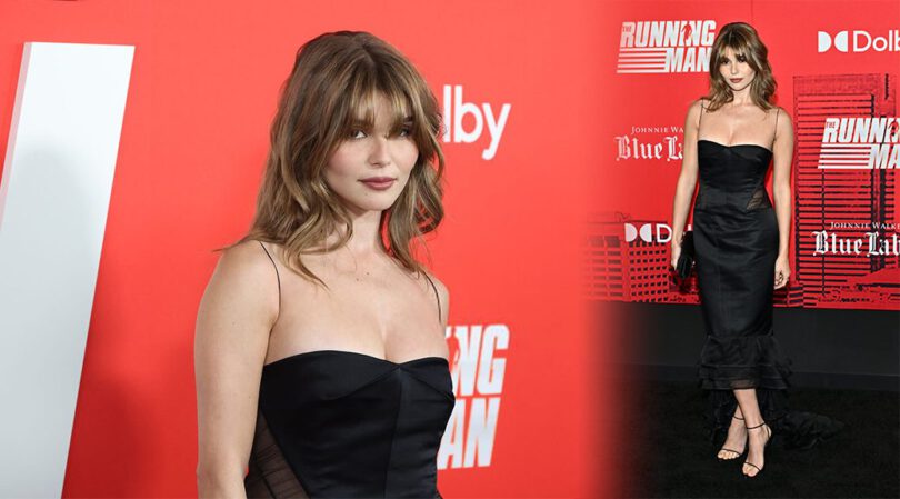 Olivia Jade’s Seductive Cleavage Dominate “The Running Man” Red Carpet