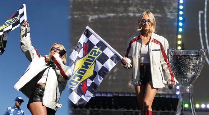 Sydney Sweeney Serves Major Sex Appeal in Short Shorts at NASCAR
