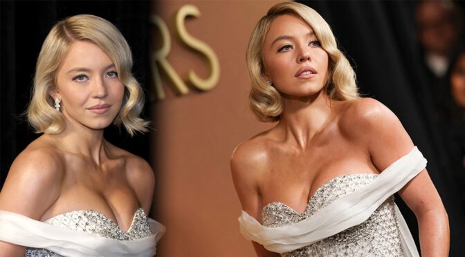 Sydney Sweeney’s Busty Cleavage Stuns at Governors Awards Red Carpet