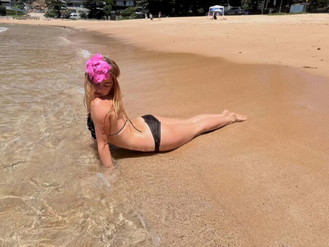 Addison Rae Micro Bikini Beach Booty