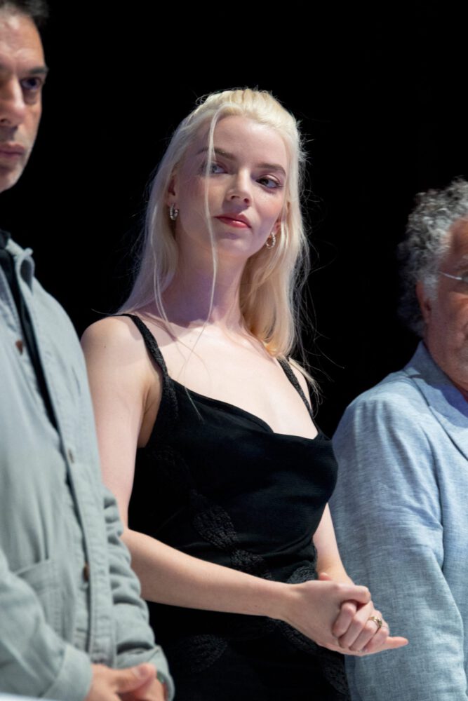 Anya Taylor Joy Braless Sheer Dress Marrakech Red Carpet