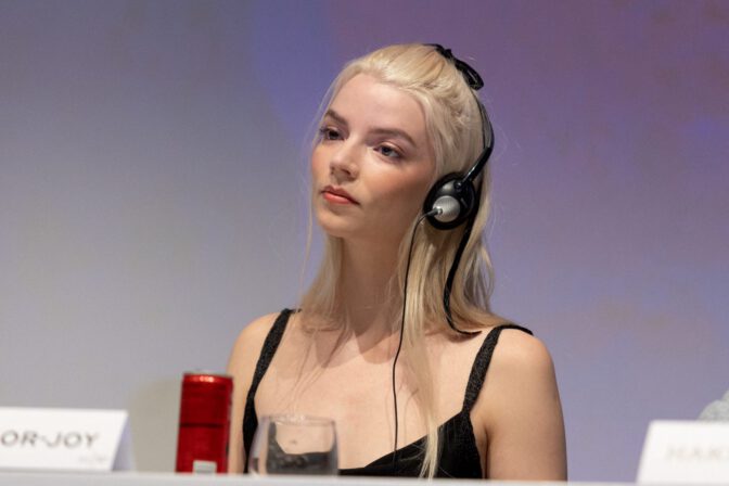 Anya Taylor Joy Braless Sheer Dress Marrakech Red Carpet