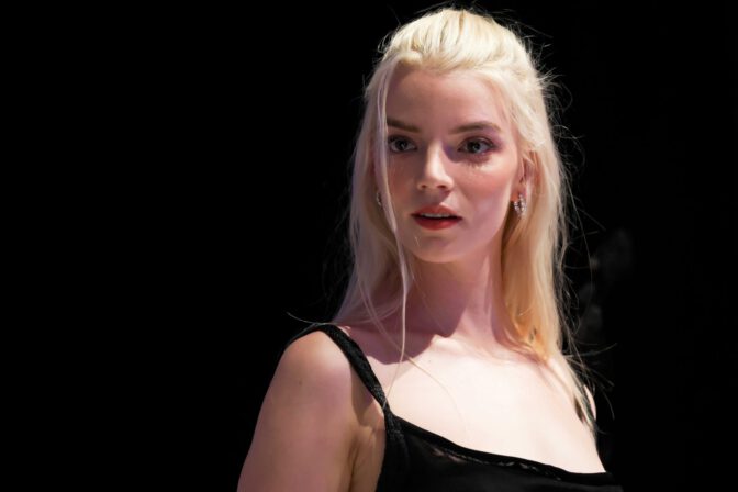 Anya Taylor Joy Braless Sheer Dress Marrakech Red Carpet