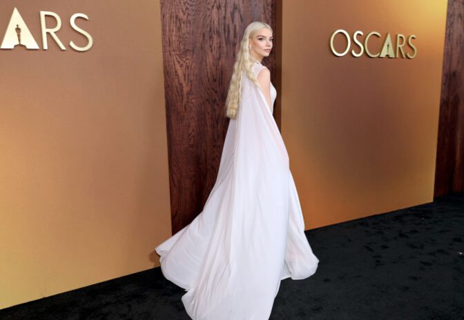 Anya Taylor Joy See Through Gown Governors Awards