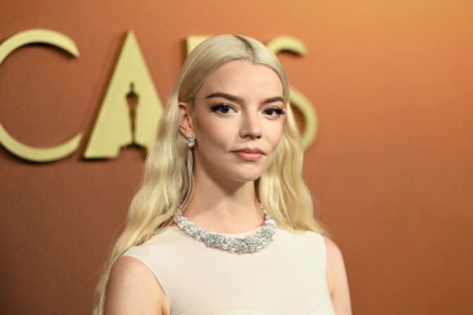 Anya Taylor Joy See Through Gown Governors Awards