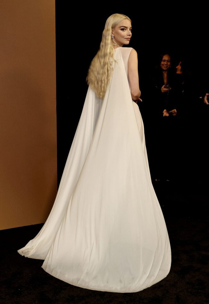 Anya Taylor Joy See Through Gown Governors Awards