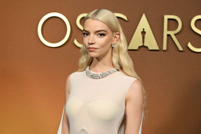 Anya Taylor Joy See Through Gown Governors Awards