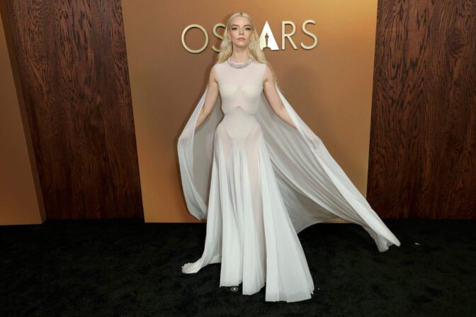 Anya Taylor Joy See Through Gown Governors Awards