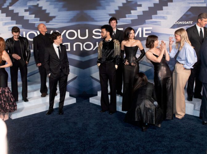 Ariana Greenblatt Busty Cleavage Tight Leather Red Carpet