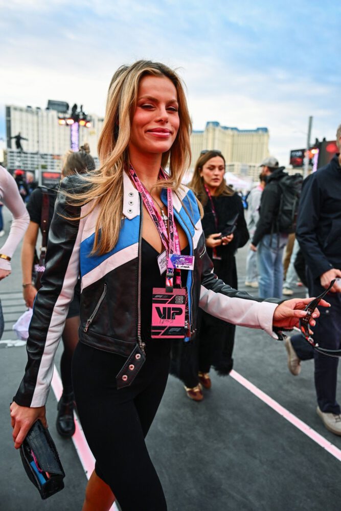 Brooks Nader Braless Sheer Bodysuit Las Vegas Grand Prix