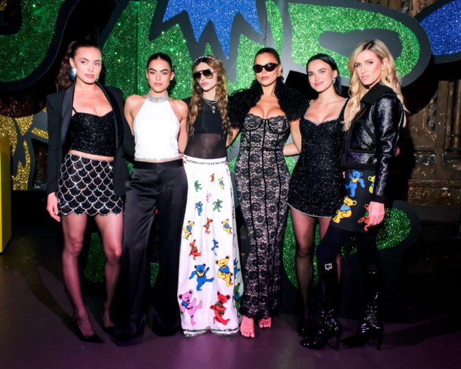 Brooks Nader Cleavage Lace Corset Revealing Dress Nyc