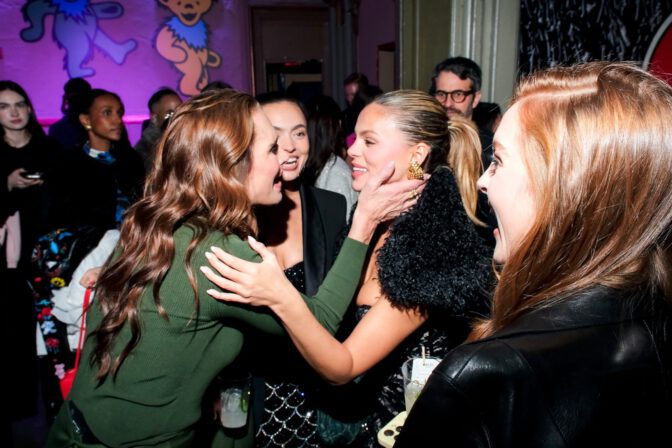 Brooks Nader Cleavage Lace Corset Revealing Dress Nyc