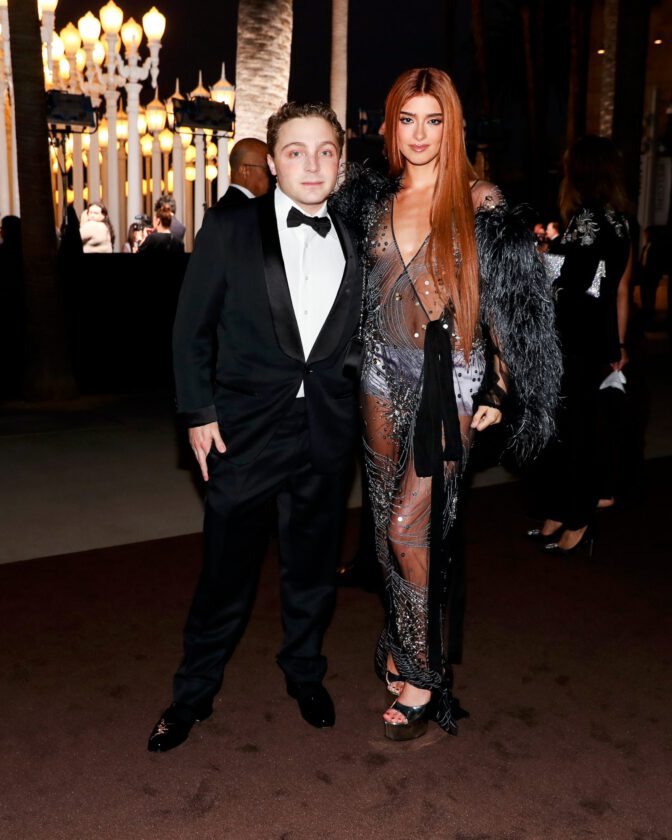 Dixie Damelio See Through Dress Bare Breasts Lacma Gala