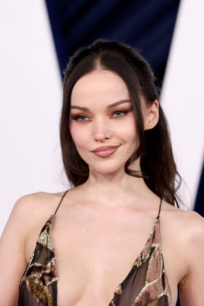 Dove Cameron Cleavage Sheer Dress Glamour Awards